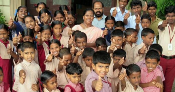 Chudamani-and-Parameswaran With-orphaned-children
