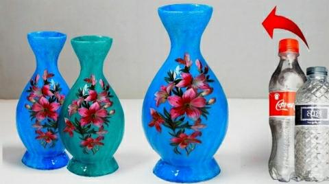 Make-Beautiful-Pots-from-Waste-Plastic-Bottles