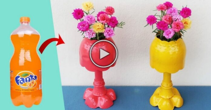 Make-Beautiful-Pots-from-Waste-Plastic-Bottles-1