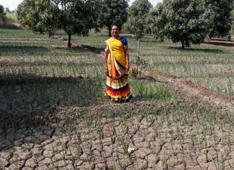 Woman farmer Lakshmi Patel