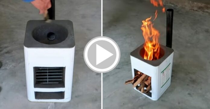 How-to-Make-a-Wood-Stove-from-an-Old-Iron- Box