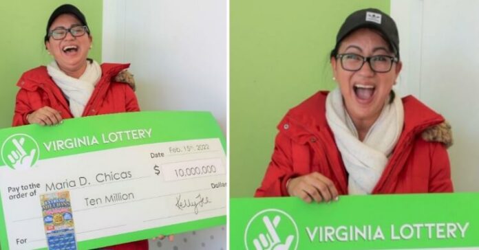 Husband gifted wife lottery ticket on Valentine's Day