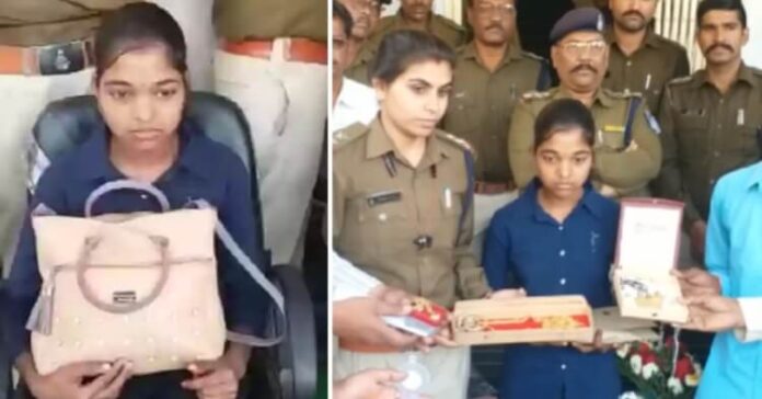 MP Girl returns bag with 7 lakh jewellery