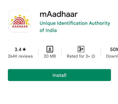 Useful Government Apps mAadhaar