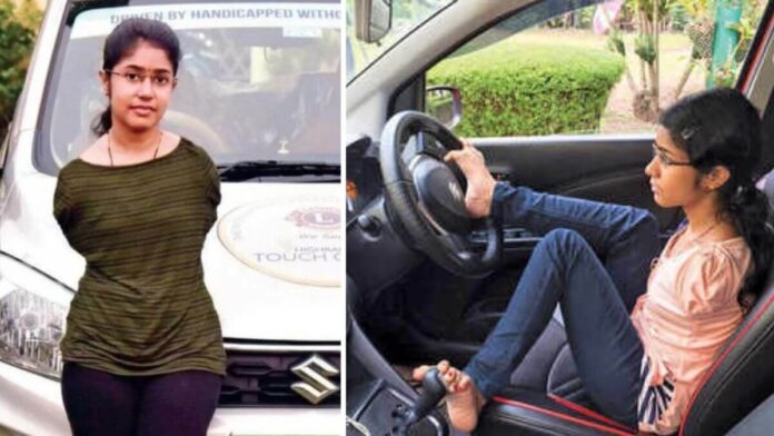 Jilumol Marriott Thomas Became india First Women Driver Who Have No hands