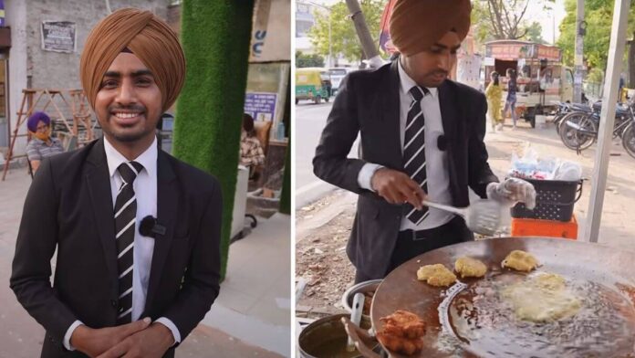 Punjabi Boy Sells Gogappa in Suit