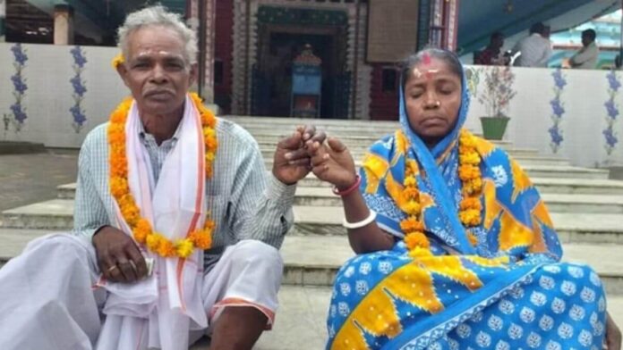 Elderly couple from Odisha got married