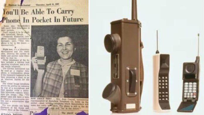 Mobile phones were predicted in 1963