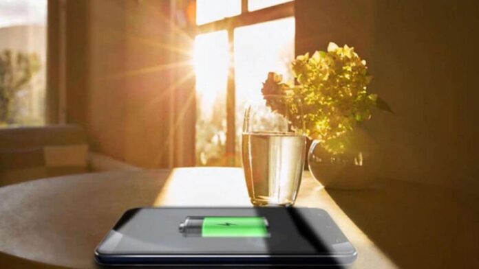phone and laptop will be charged by sunlight