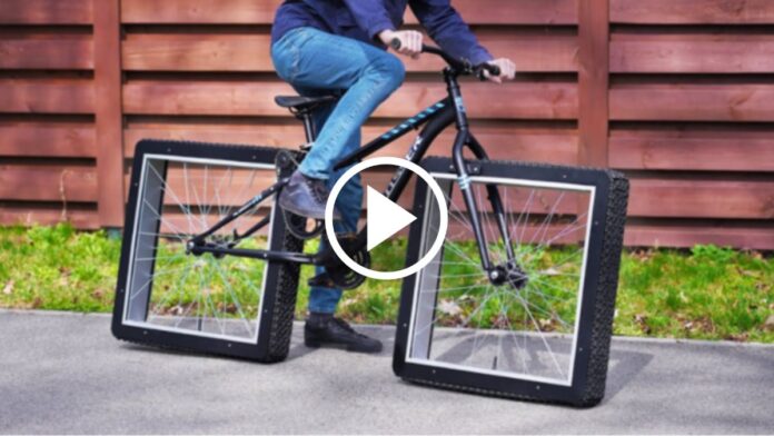 Square Wheel Bicycle