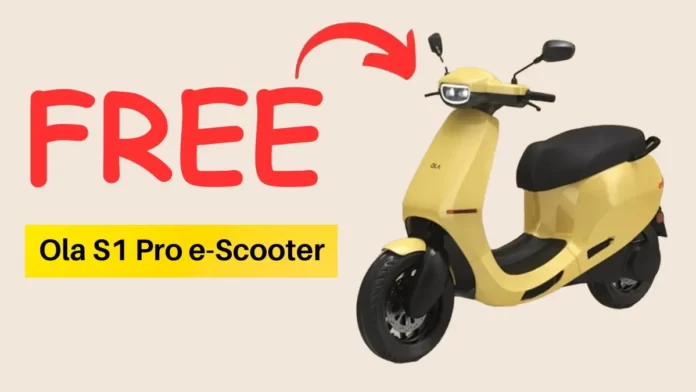 Free Ola S1 Pro e-Scooter