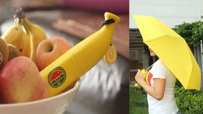 Portable Banana Shape Umbrella