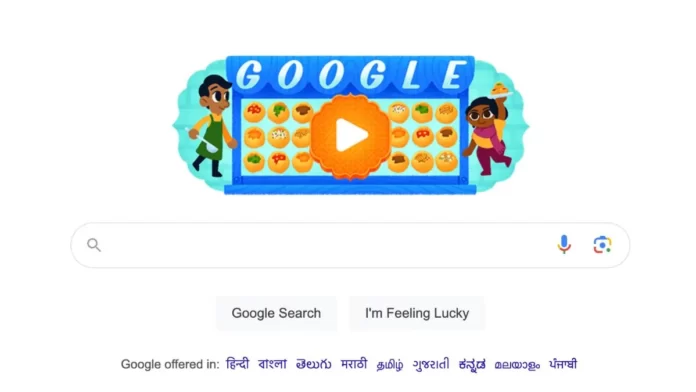 Google Doodle Pani Puri