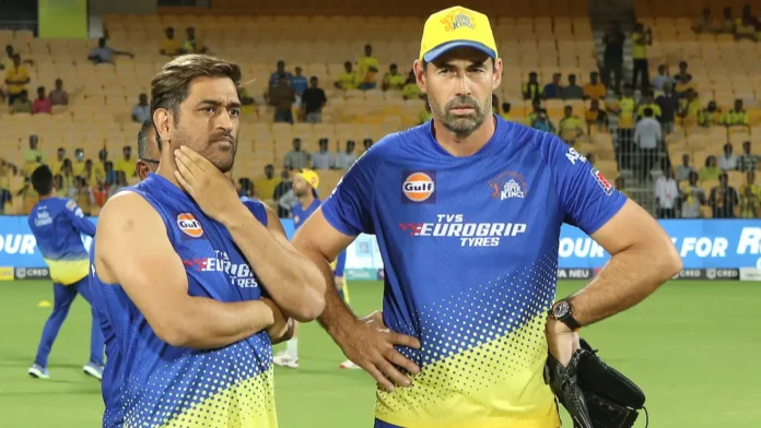 fleming with dhoni